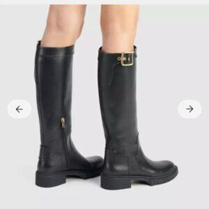 Coach Leigh Knee-High Leather Boots